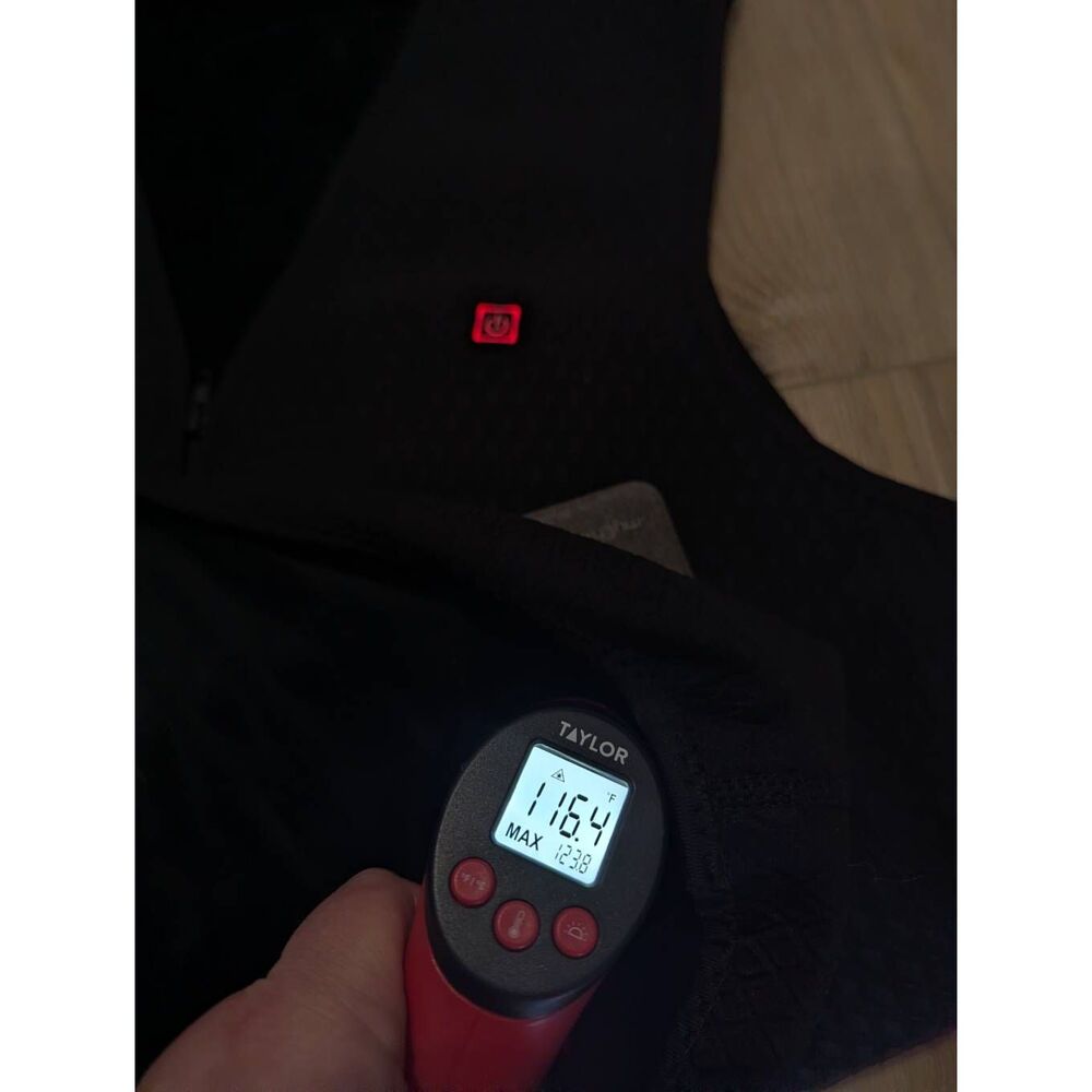Heated Black Vest - Picture 15 of 16